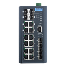 EKI-7716G-4F4CI Conmutador industrial redundante gestionado con puerto combinado 8GE+4SFP+4G